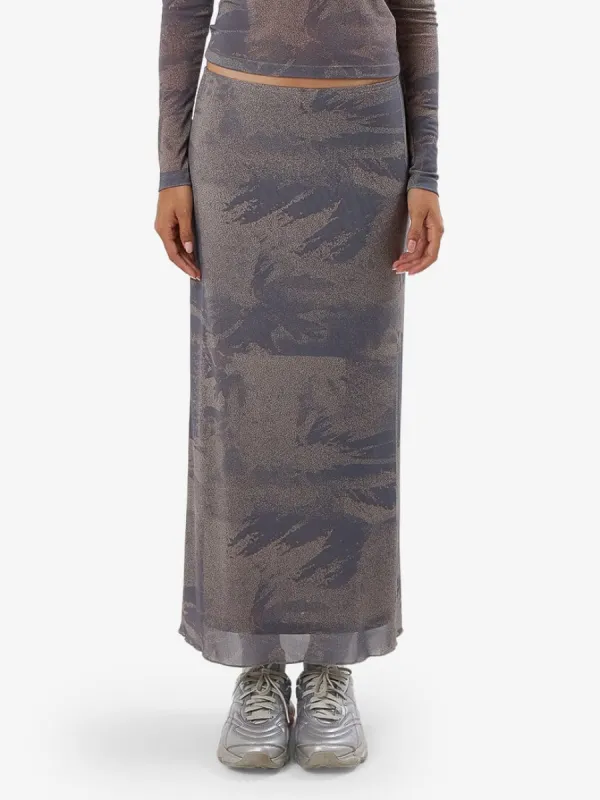 In Formation Mesh Skirt - Graphite sold by Thrills