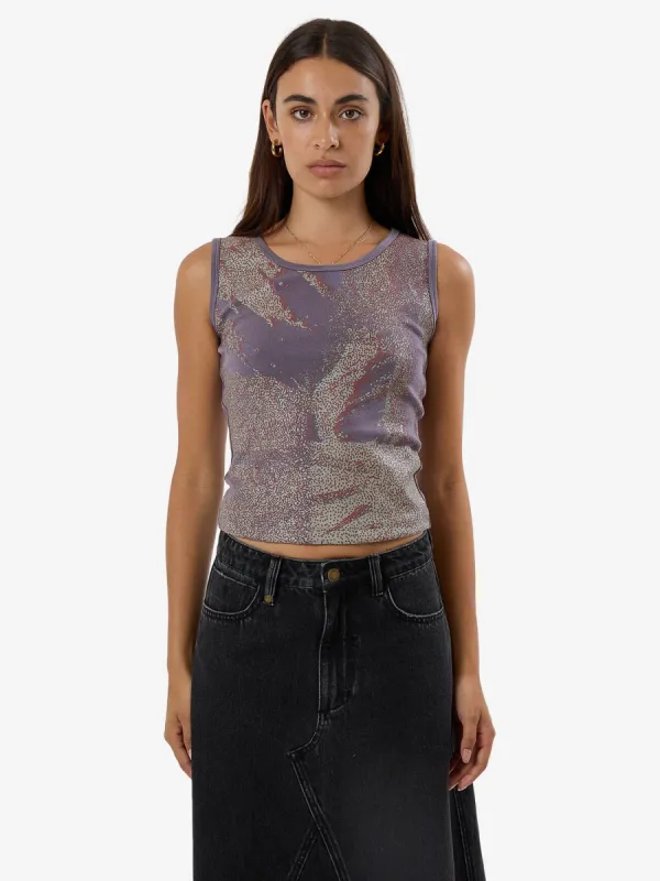 In Formation Y2K Tank - Graphite sold by Thrills