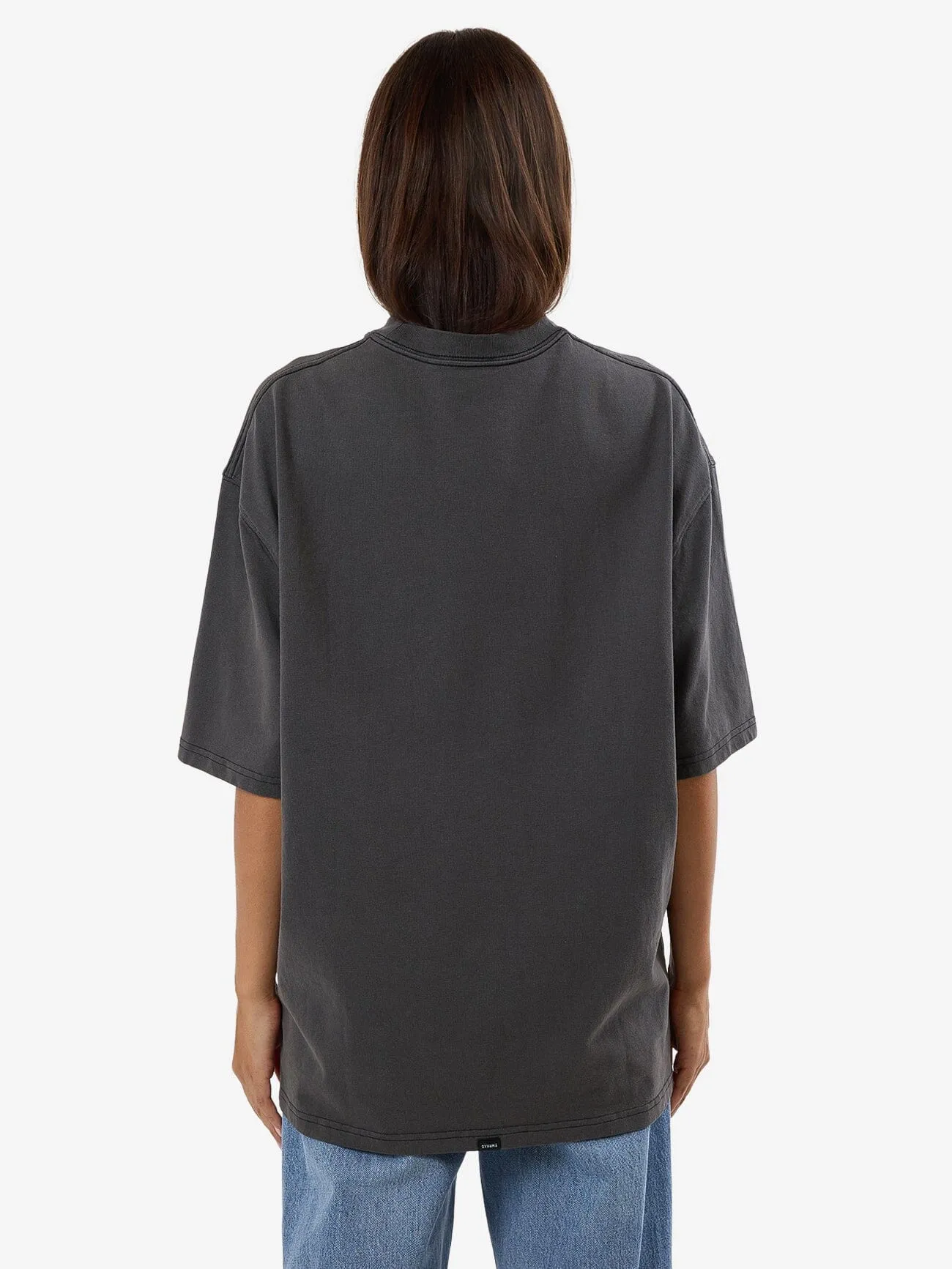 High Shine Oversized Tee - Merch Black sold by Thrills product image thumbnail 2