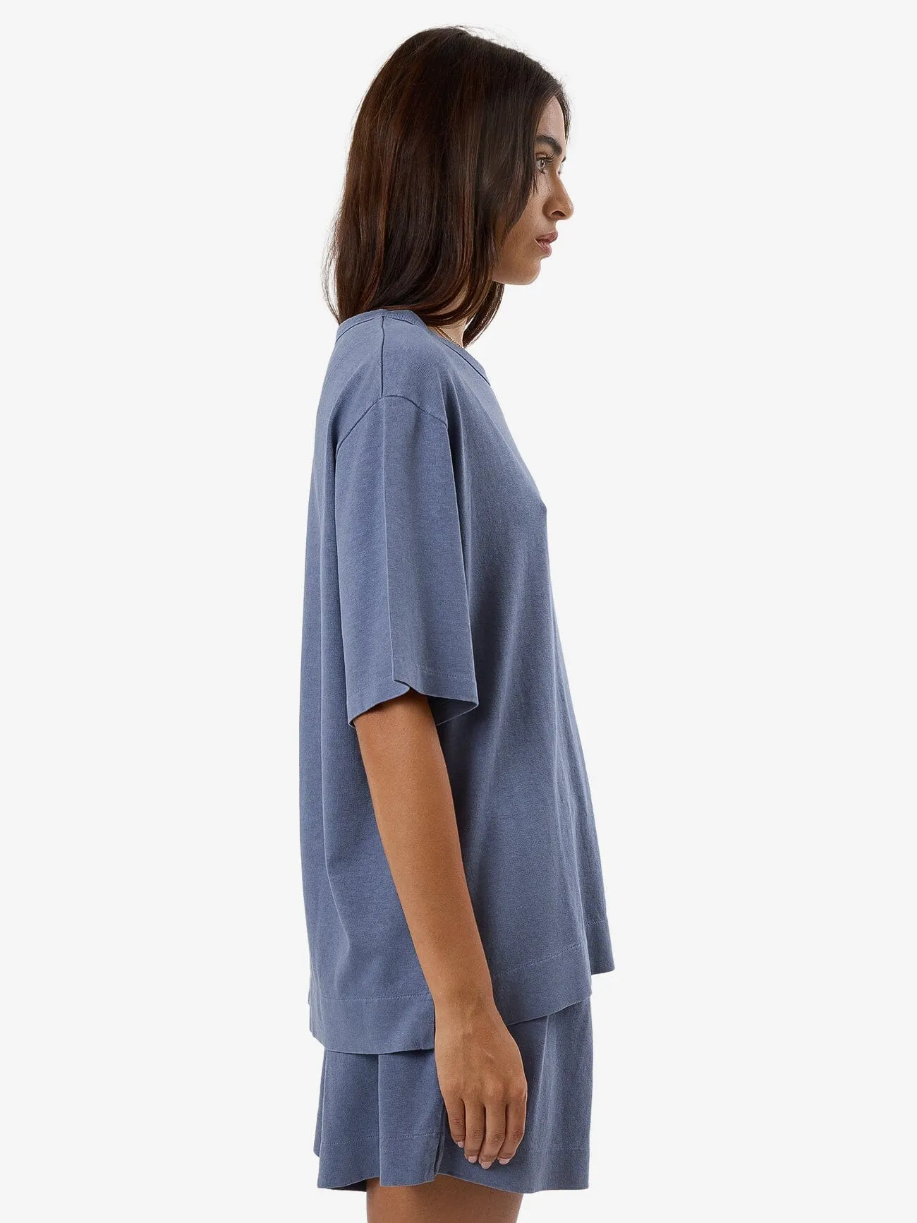 Hemp Box Tee - Folkstone Grey sold by Thrills product image thumbnail 4