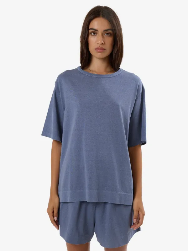 Hemp Box Tee - Folkstone Grey sold by Thrills