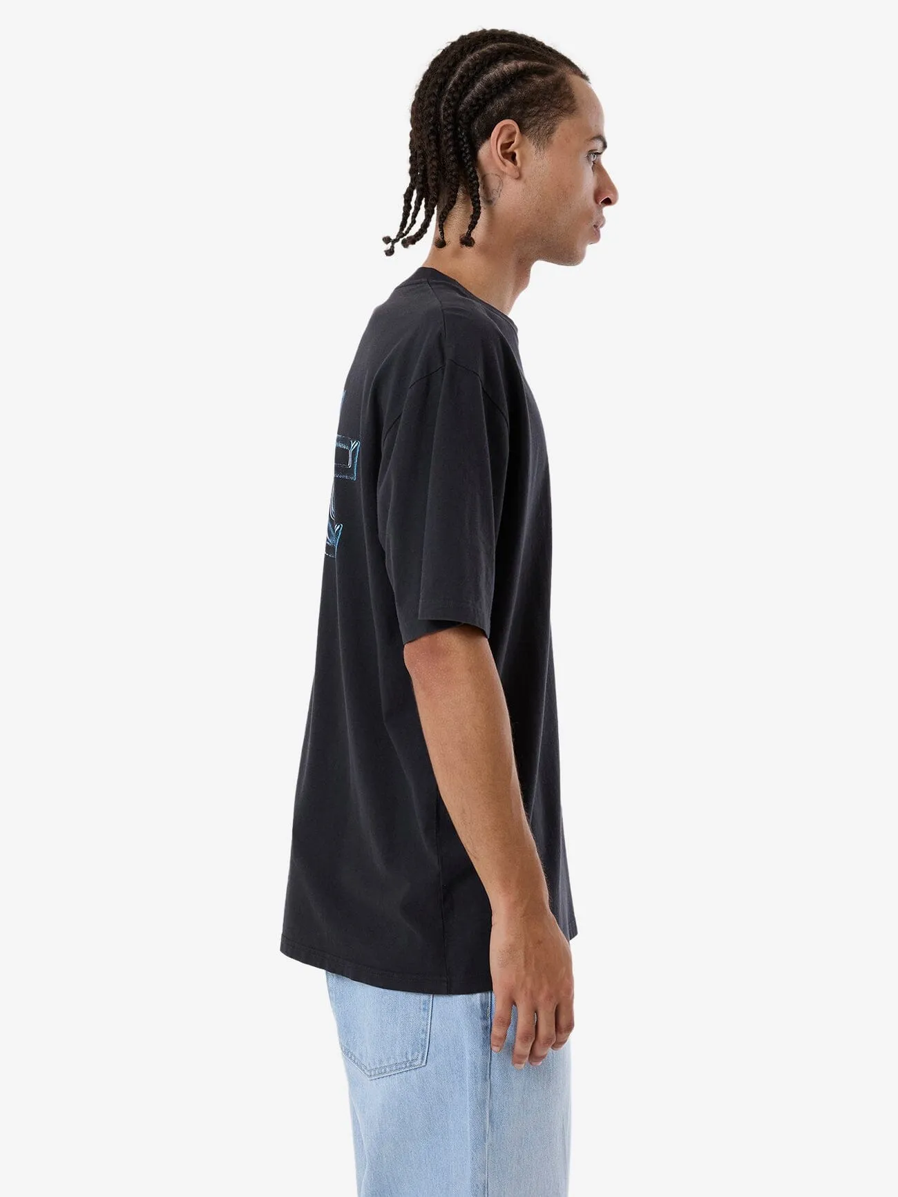 Heat Oversize Fit Tee - Washed Black sold by Thrills product image thumbnail 4
