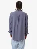 Hemp Minimal Thrills Oversize Long Sleeve Shirt - Folkstone Grey sold by Thrills