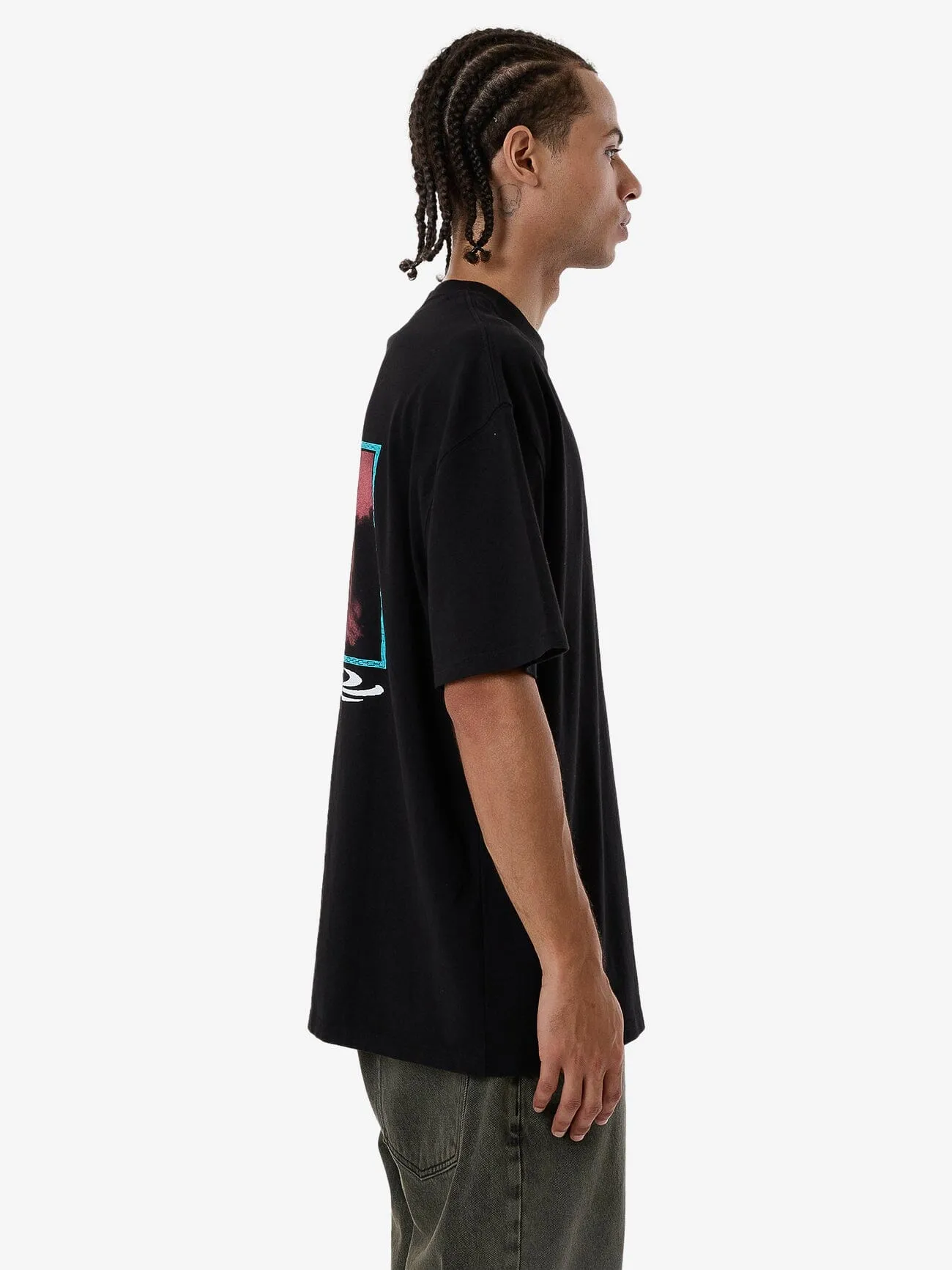Firestarter Box Fit Oversize Tee - Black sold by Thrills product image thumbnail 4