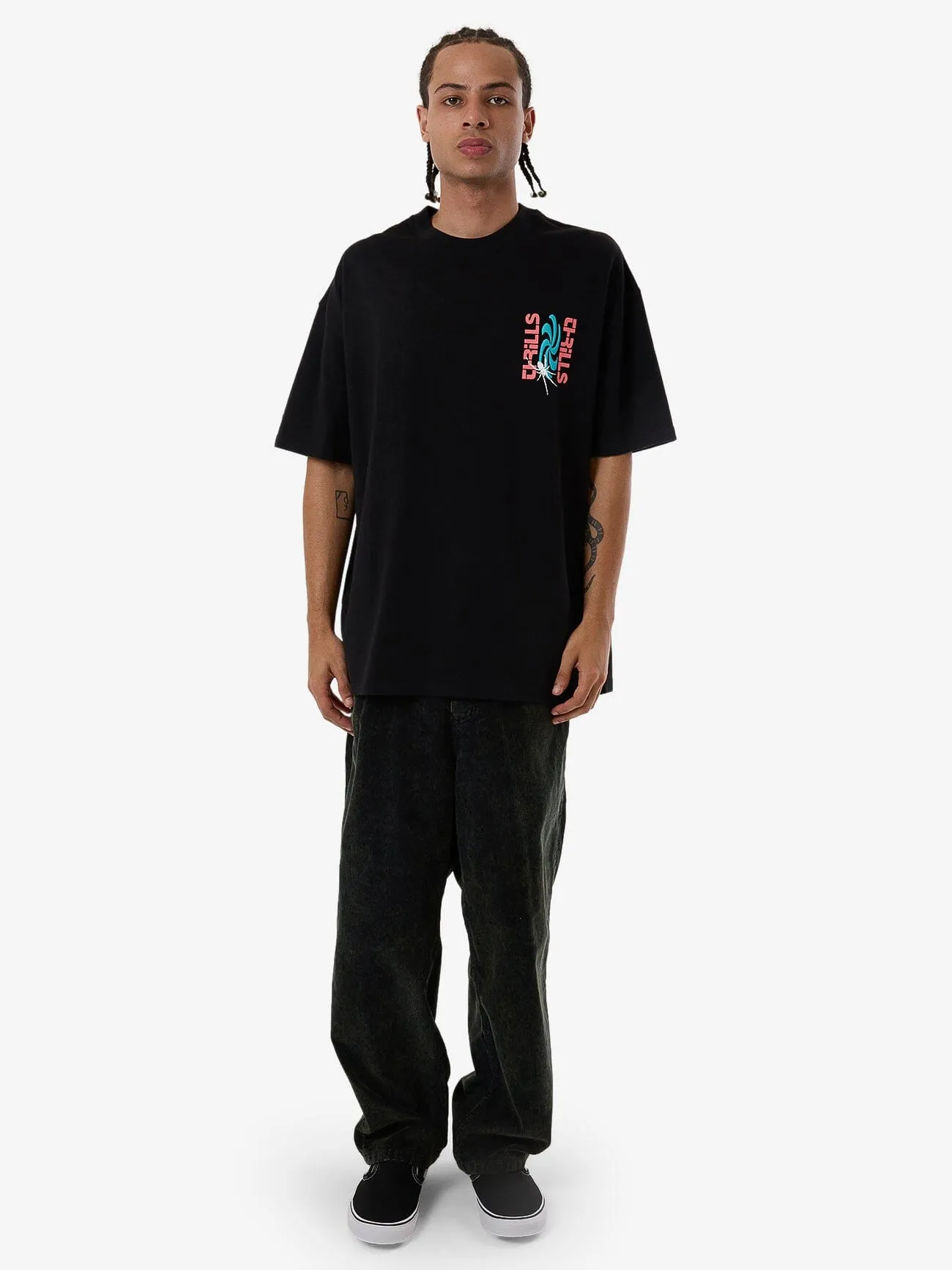 Firestarter Box Fit Oversize Tee - Black sold by Thrills product image thumbnail 5