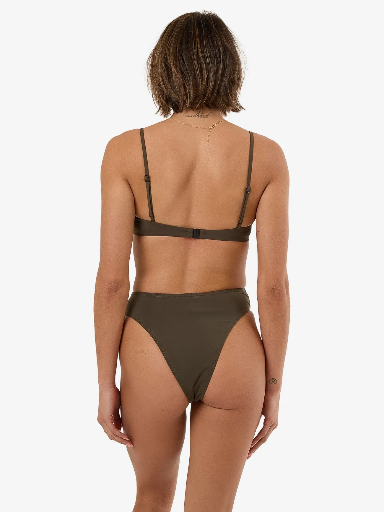 Thrills 90's High Cut Bikini Bottom - Tarmac sold by Thrills product image thumbnail 3