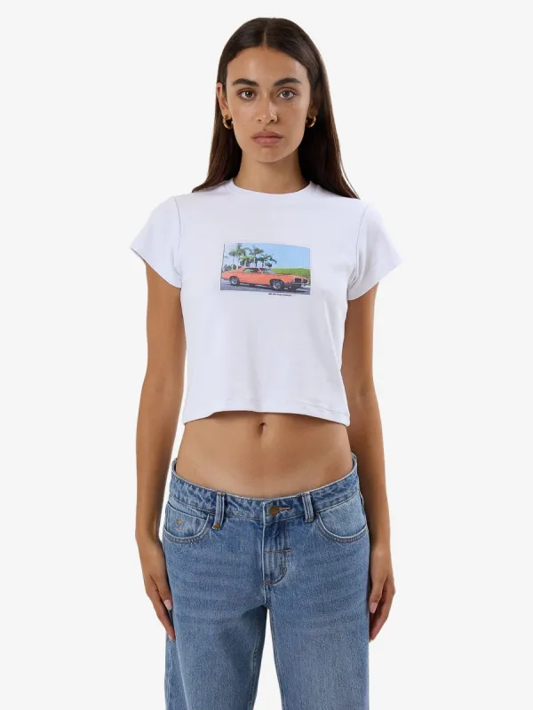 Tribute To Chaos Mini Tee - White sold by Thrills