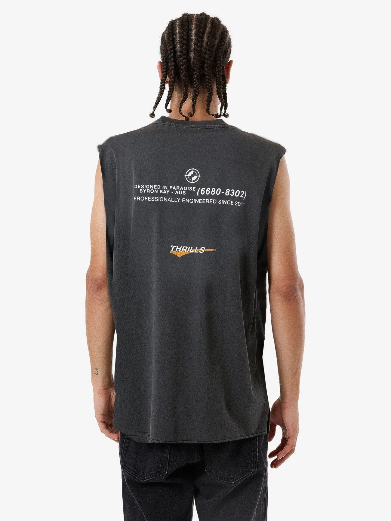 Target Eyes Merch Fit Muscle Tee - Merch Black sold by Thrills product image thumbnail 2