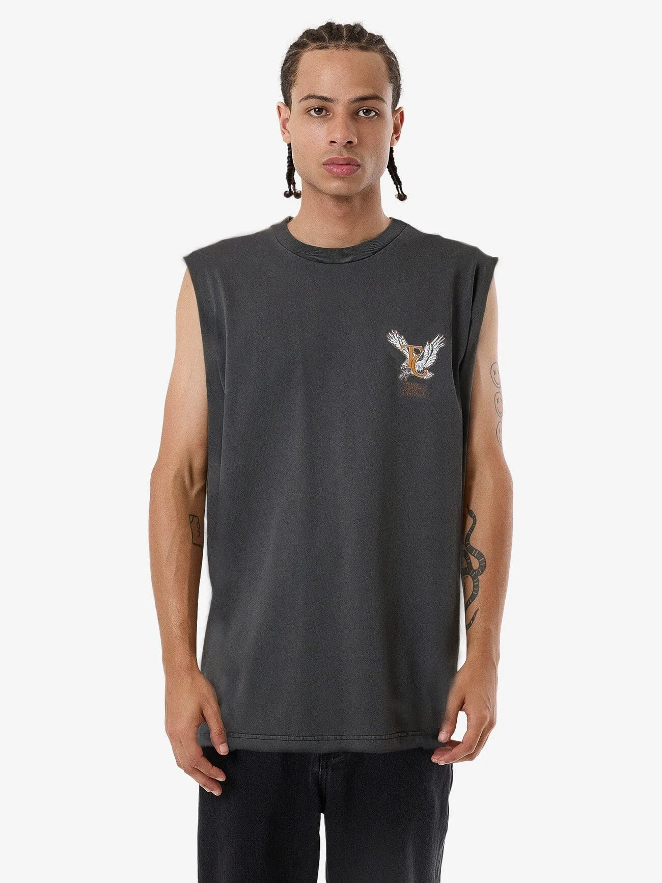 Target Eyes Merch Fit Muscle Tee - Merch Black sold by Thrills