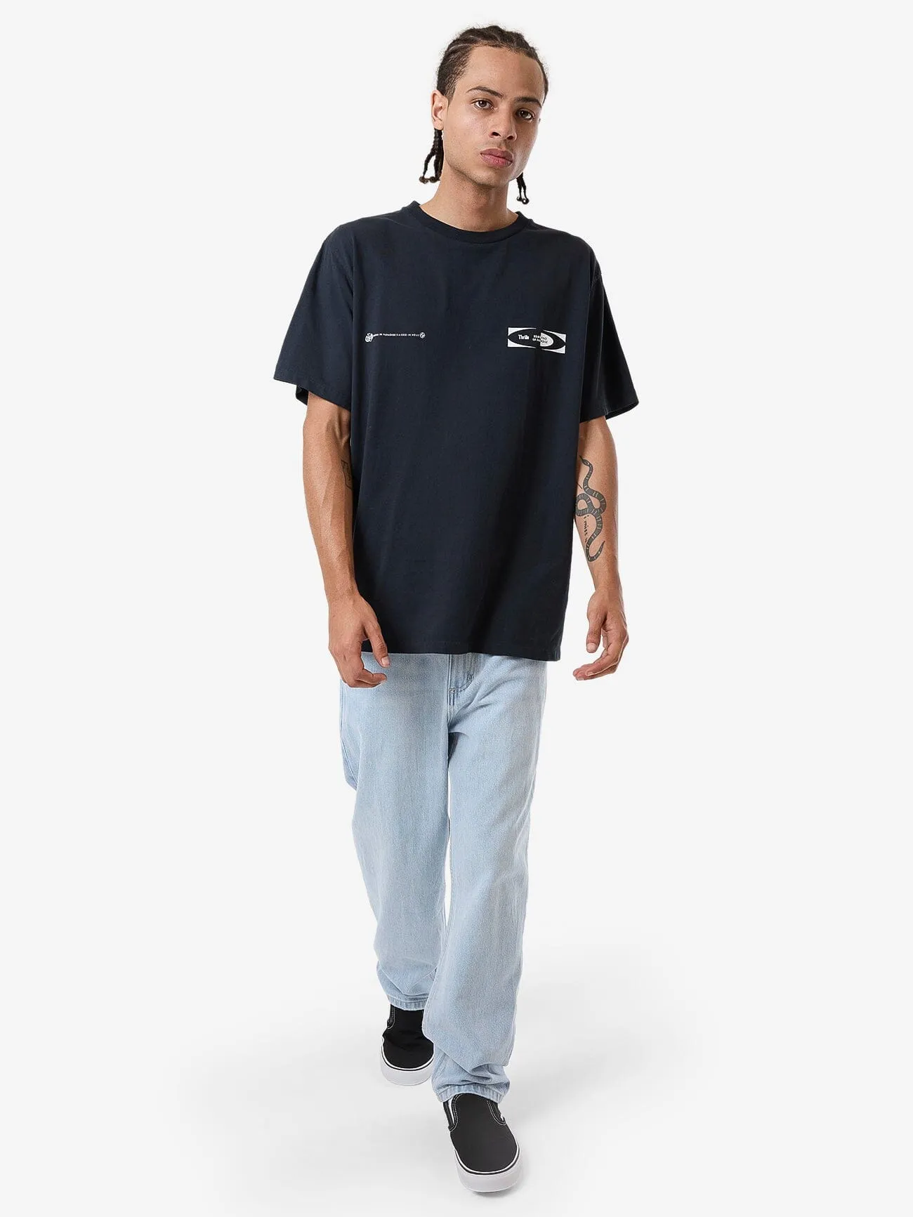 Shifting Sands Merch Fit Tee - Twilight Black sold by Thrills product image thumbnail 5