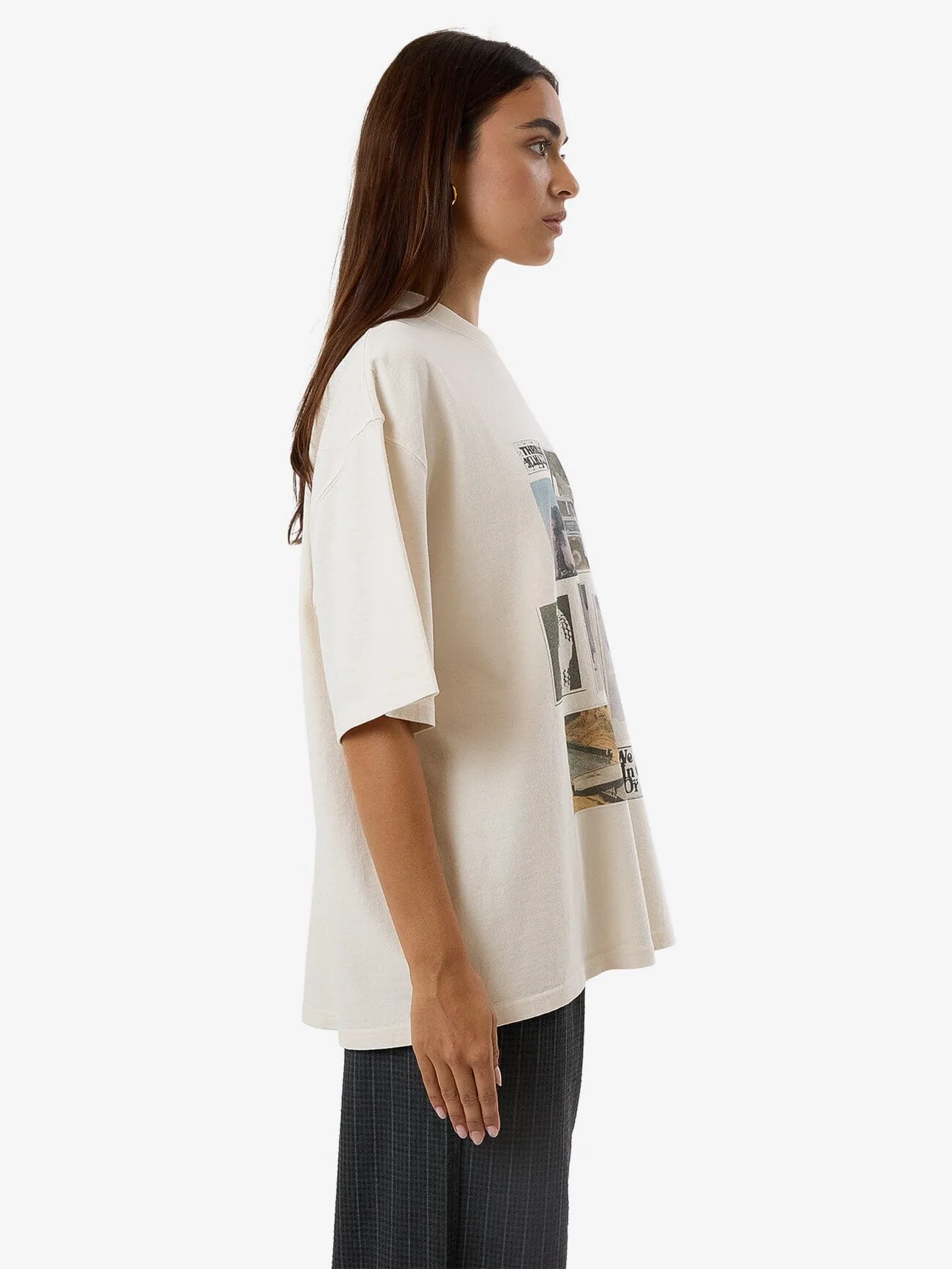One Way Or Another Oversized Tee - Heritage White sold by Thrills product image thumbnail 4