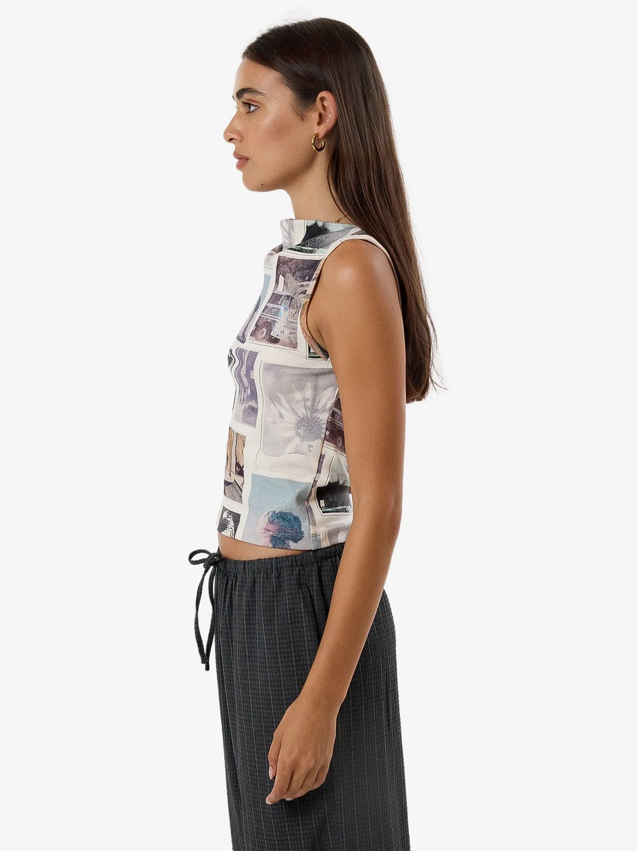 One Way Or Another Sabrina Tank - Heritage White sold by Thrills product image thumbnail 3