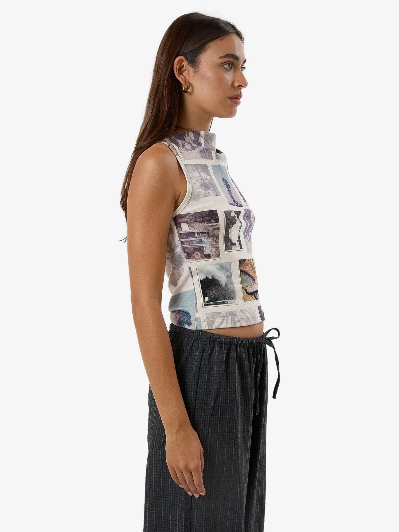 One Way Or Another Sabrina Tank - Heritage White sold by Thrills product image thumbnail 4