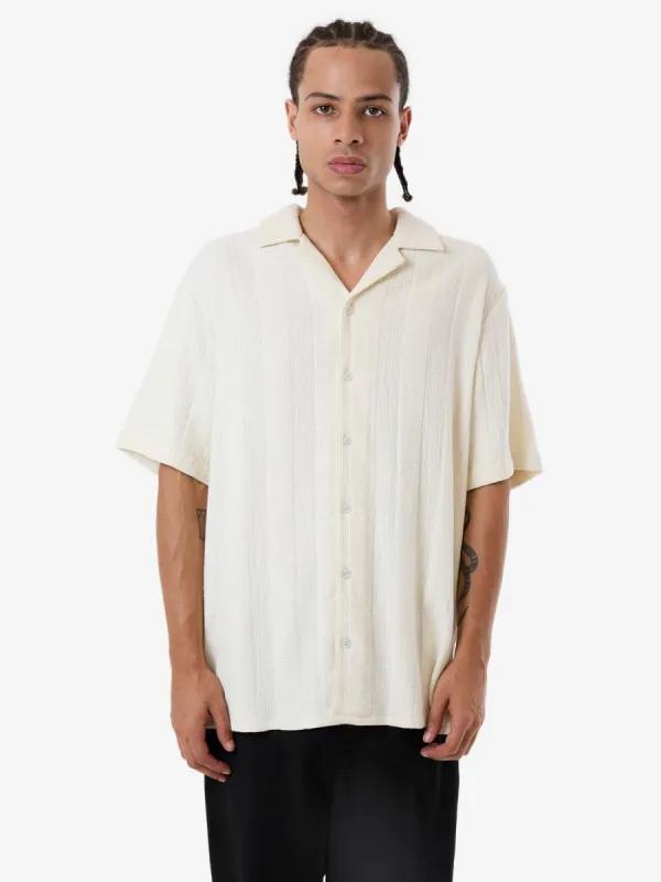 Evolution Bowling Shirt - Dirty White sold by Thrills