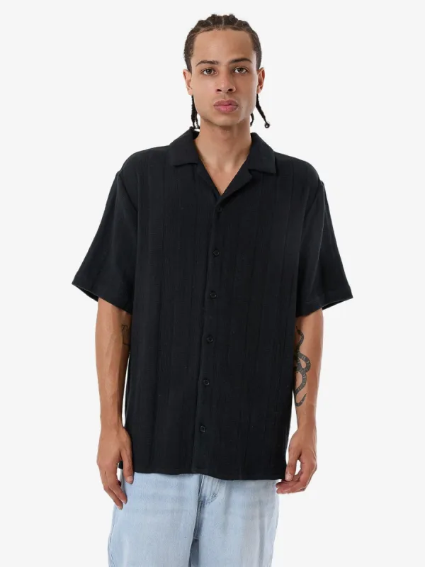 Evolution Bowling Shirt - Black sold by Thrills