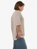 Anais Knit Oversize Tee - Oyster Grey sold by Thrills