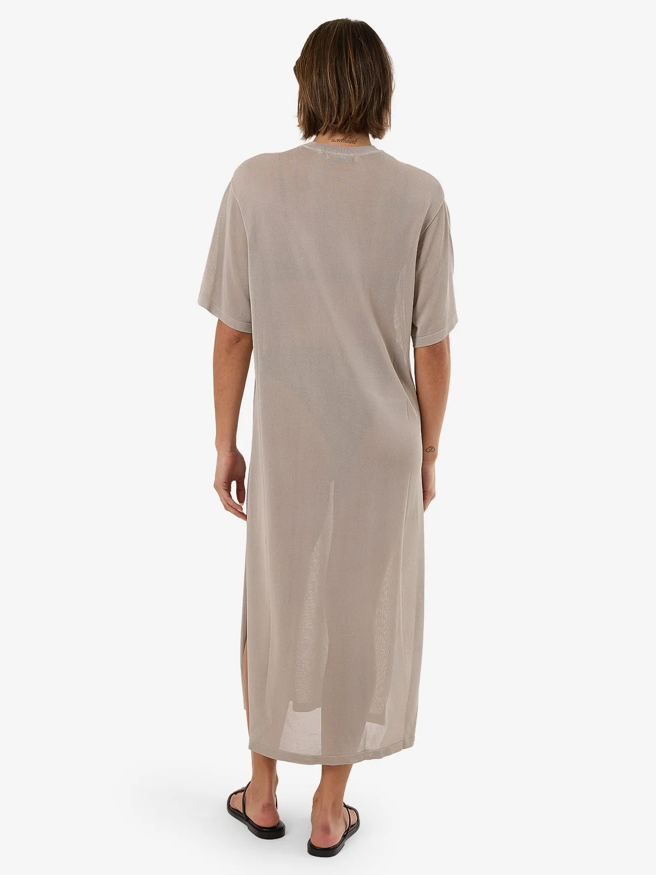 Anais Knit Dress - Oyster Grey sold by Thrills product image thumbnail 3