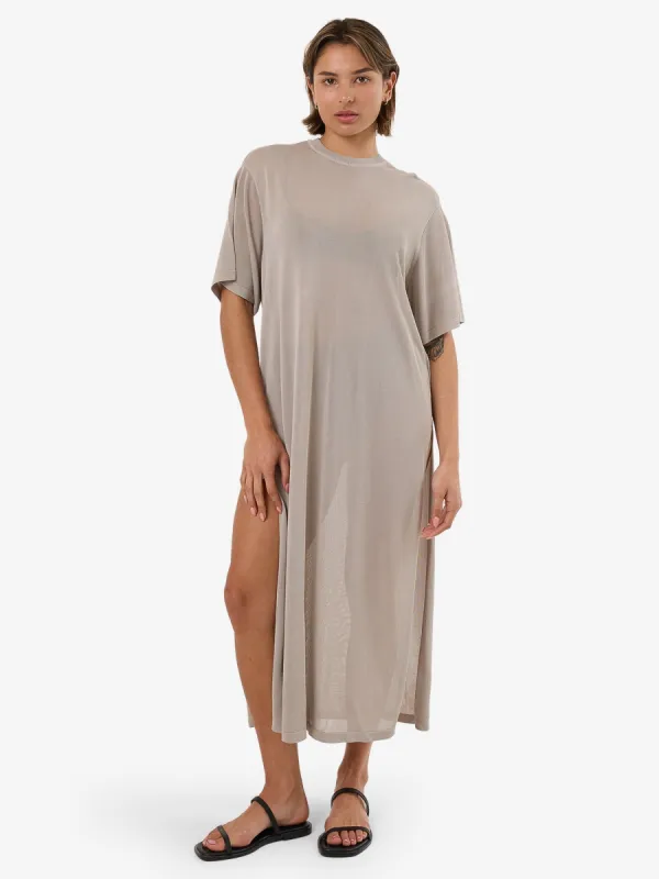 Anais Knit Dress - Oyster Grey sold by Thrills
