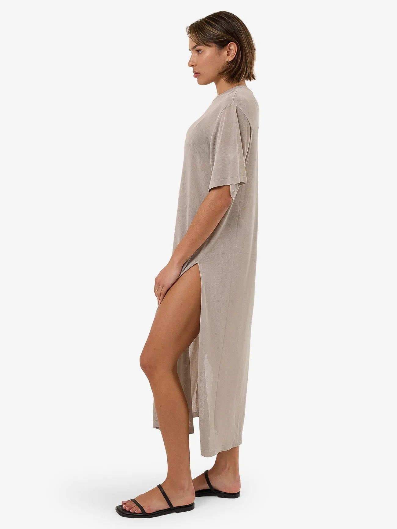 Anais Knit Dress - Oyster Grey sold by Thrills product image thumbnail 5
