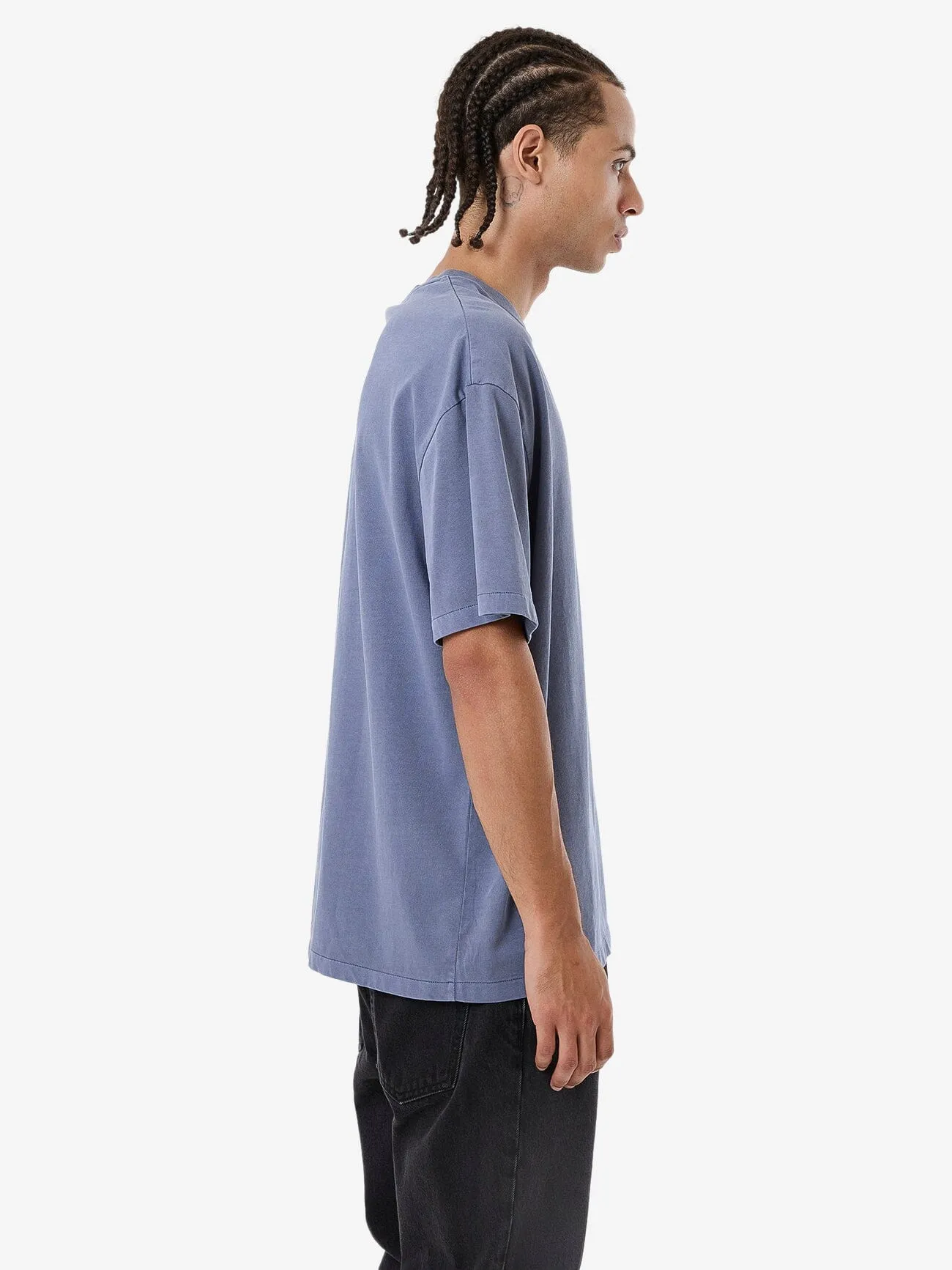 Chrome Steadfast Merch Fit Tee - Folkstone Grey sold by Thrills product image thumbnail 4