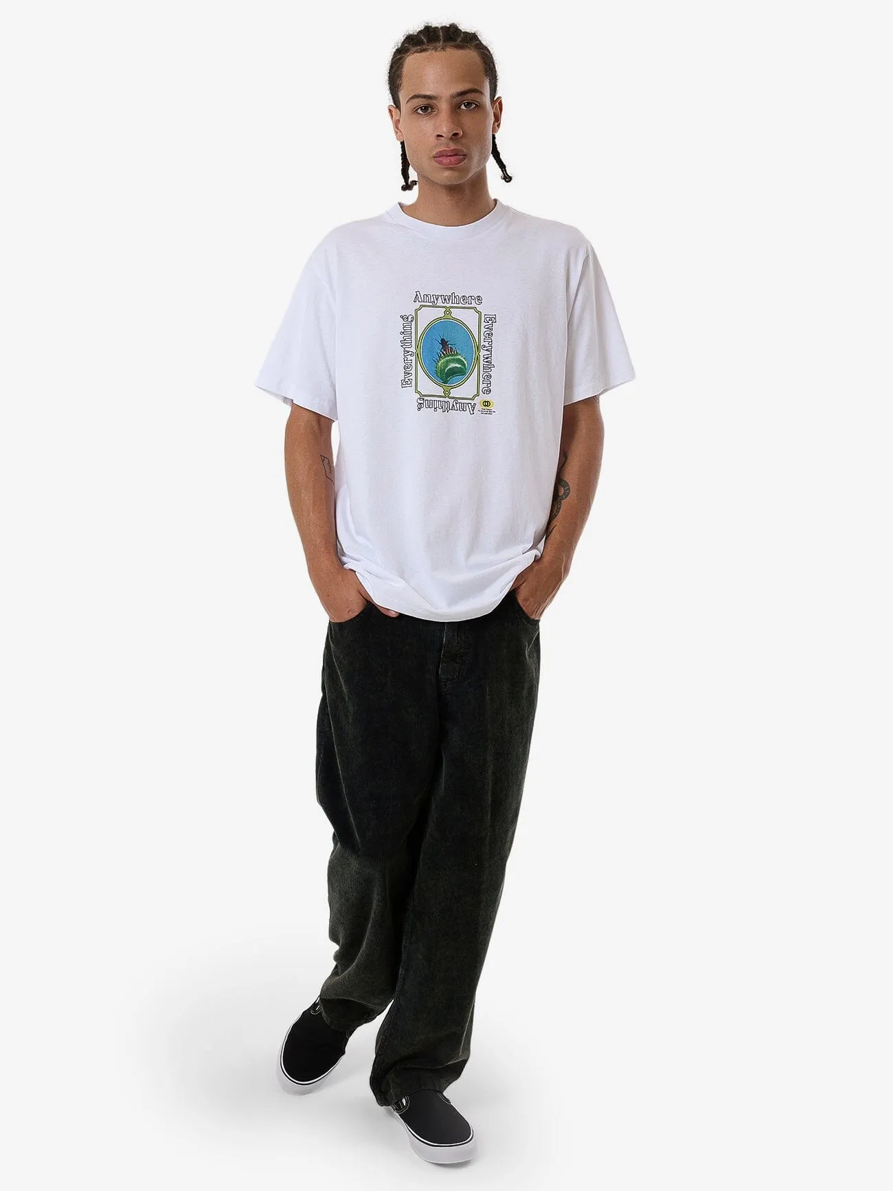 Anytime Merch Fit Tee - White sold by Thrills product image thumbnail 5
