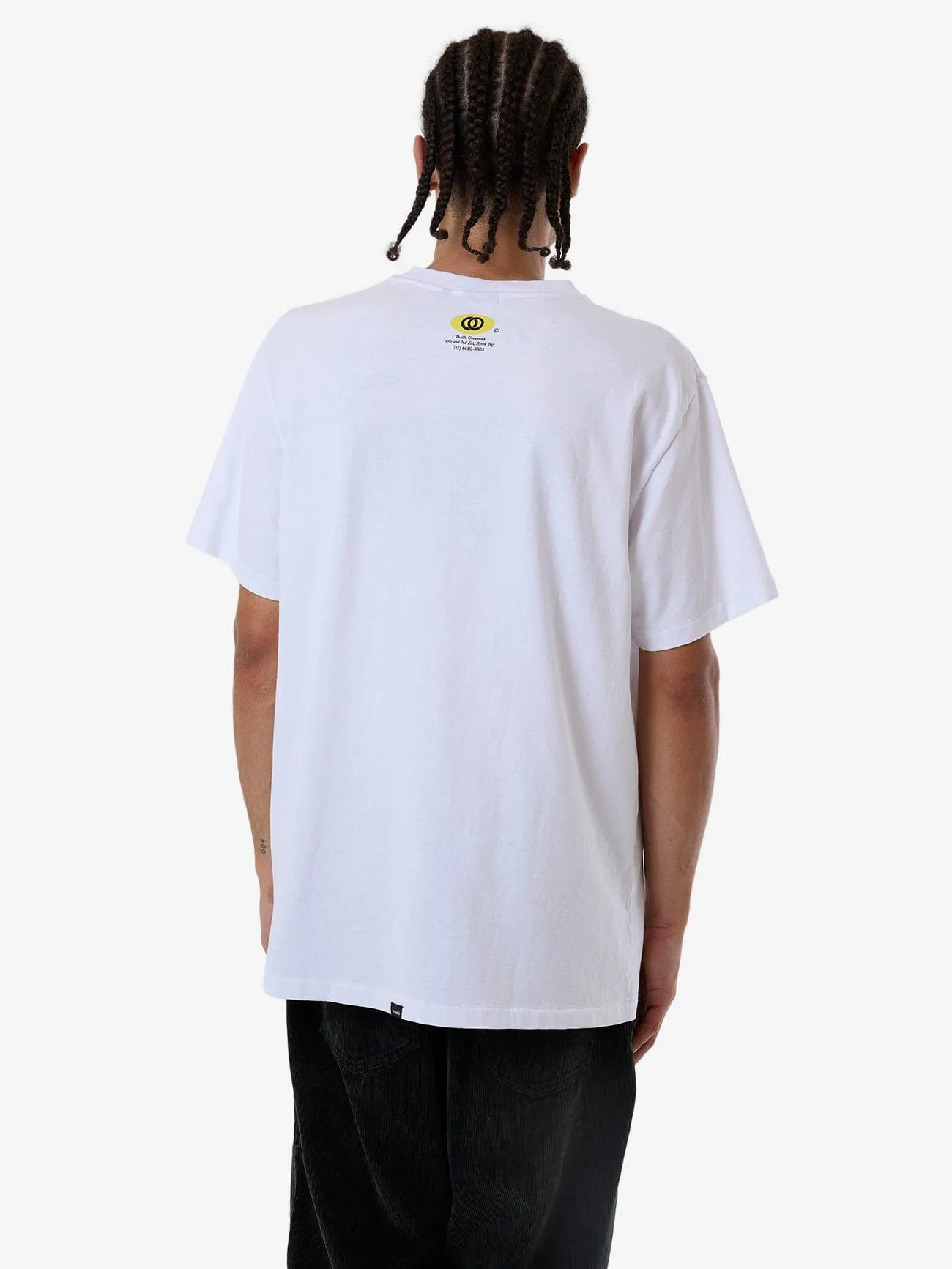 Anytime Merch Fit Tee - White sold by Thrills product image thumbnail 2