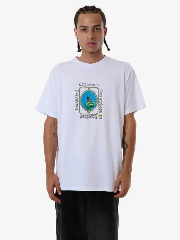 Anytime Merch Fit Tee - White sold by Thrills