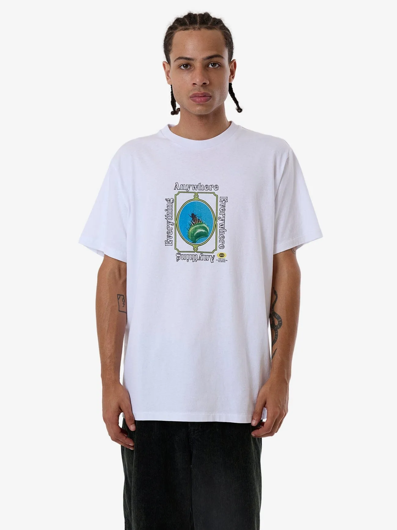 Anytime Merch Fit Tee - White sold by Thrills
