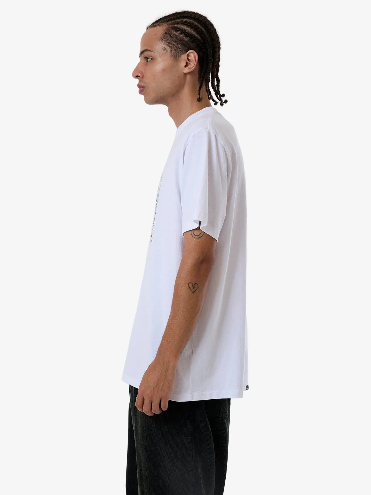 Anytime Merch Fit Tee - White sold by Thrills product image thumbnail 3