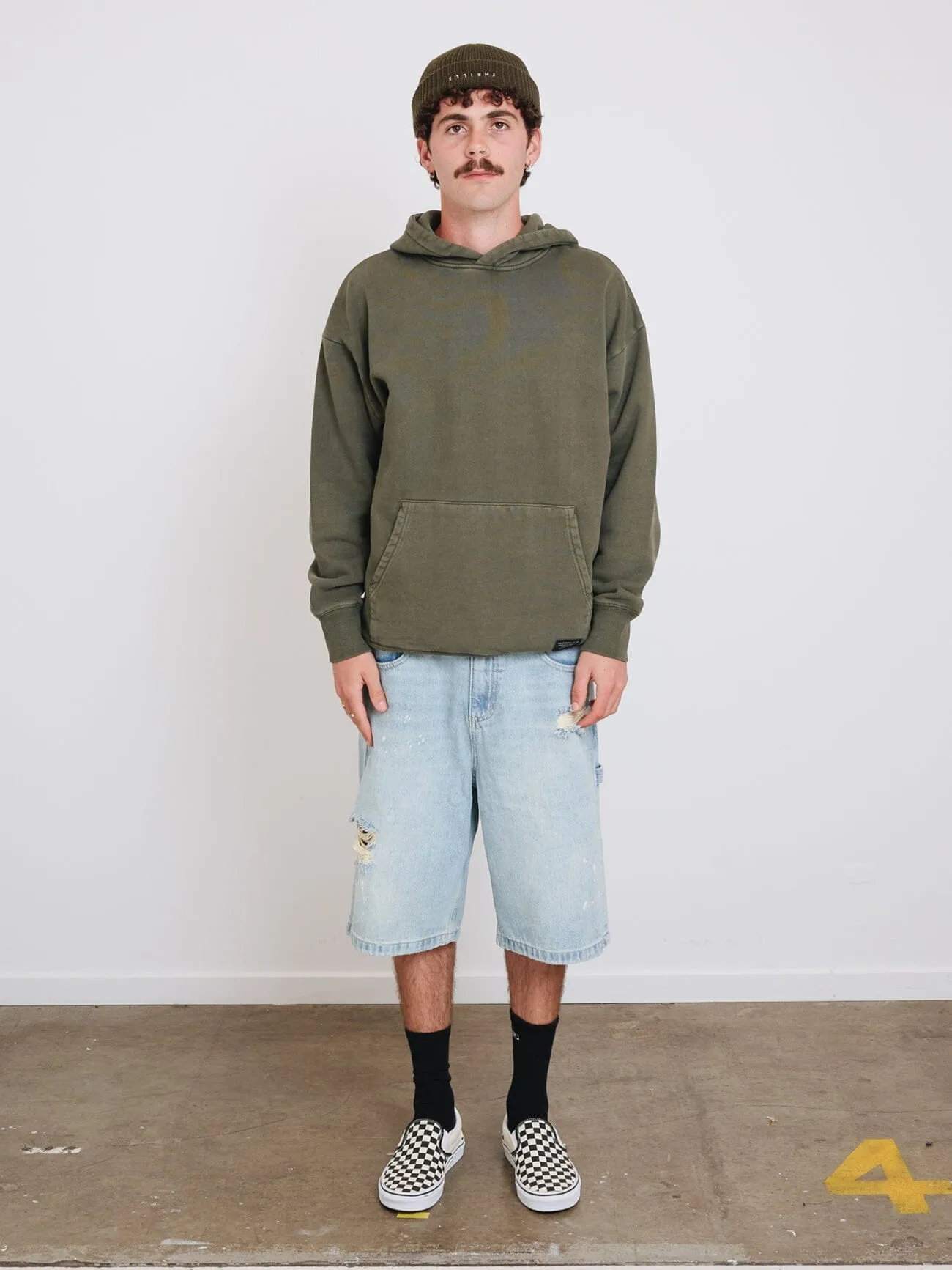 Big Slacker Denim Short - Dirty Ash Blue sold by Thrills product image thumbnail 2