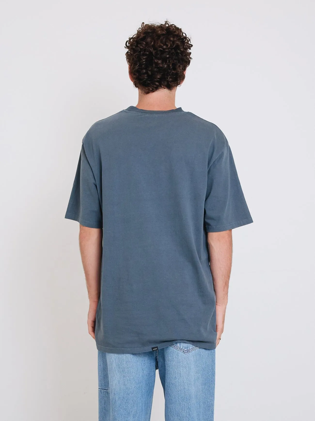 Thrills Military Oversize Fit Tee - Light Petrol sold by Thrills product image thumbnail 4