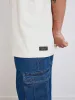 Thrills Military Oversize Fit Tee - Heritage White sold by Thrills