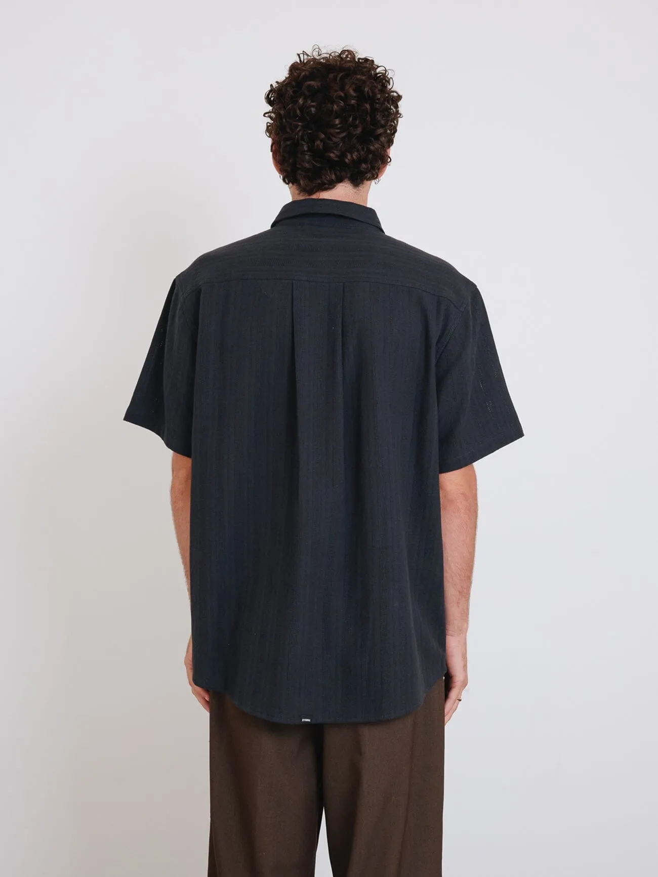 Unhinged Short Sleeve Shirt - Washed Black sold by Thrills product image thumbnail 3