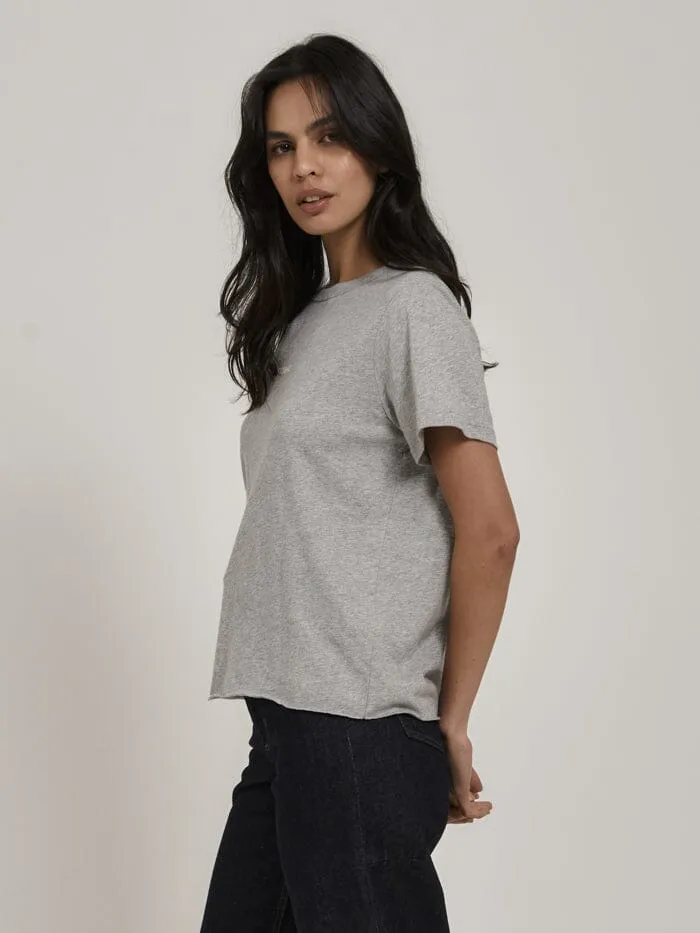 Minimal Thrills Relaxed Tee - Grey Marle sold by Thrills product image thumbnail 3