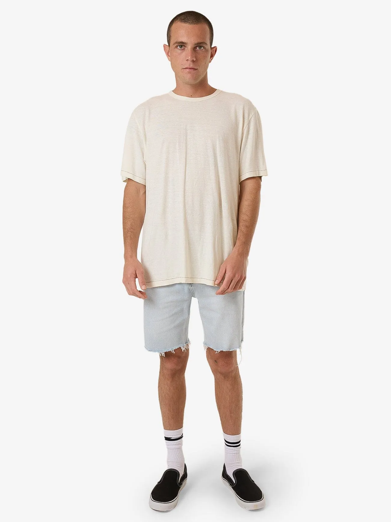 Bones Denim Short - Ether Blue sold by Thrills product image thumbnail 5