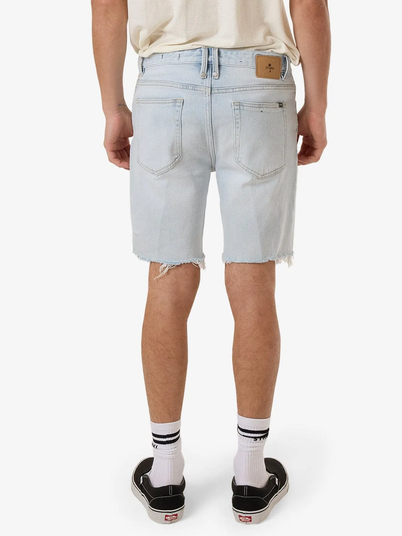 Bones Denim Short - Ether Blue sold by Thrills product image thumbnail 2