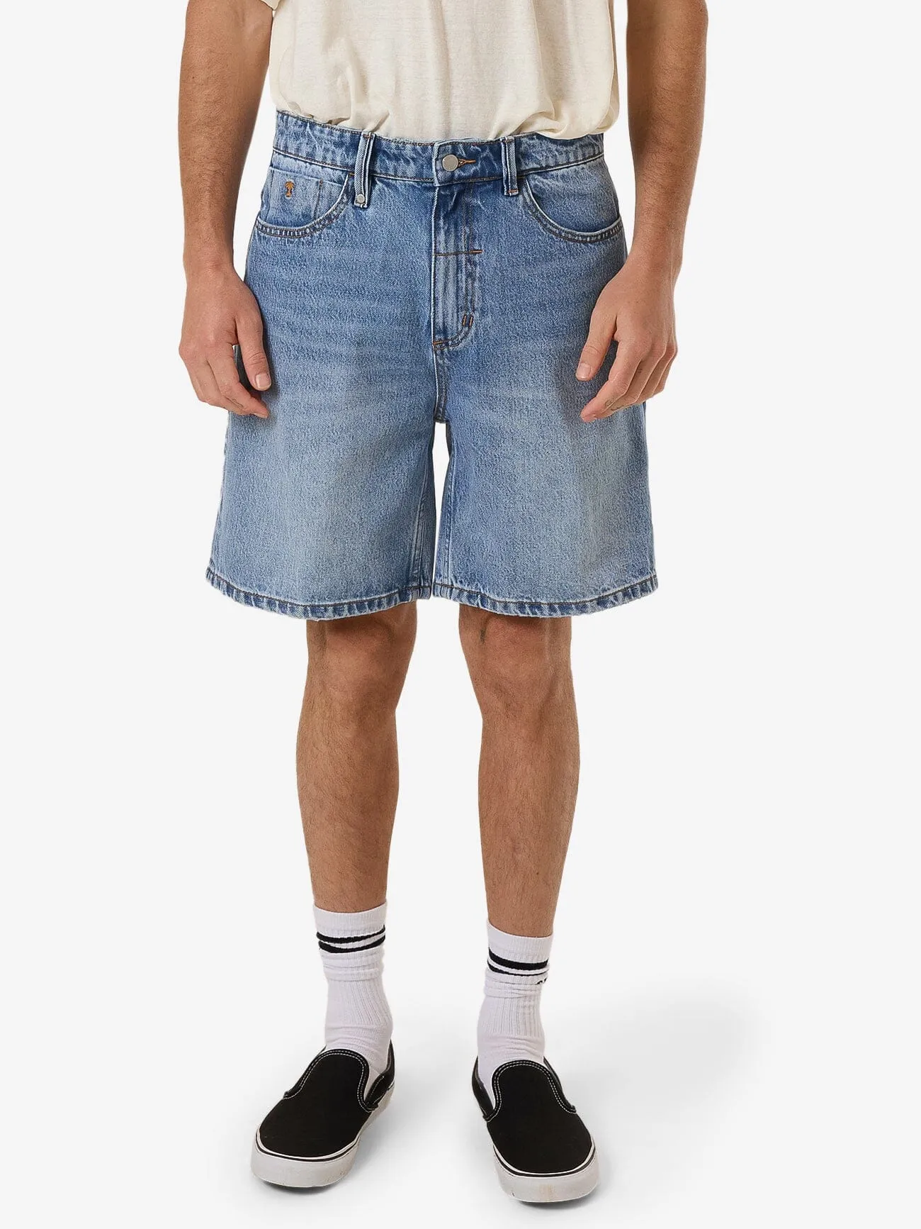 Slacker Denim Short - Tempest Blue sold by Thrills