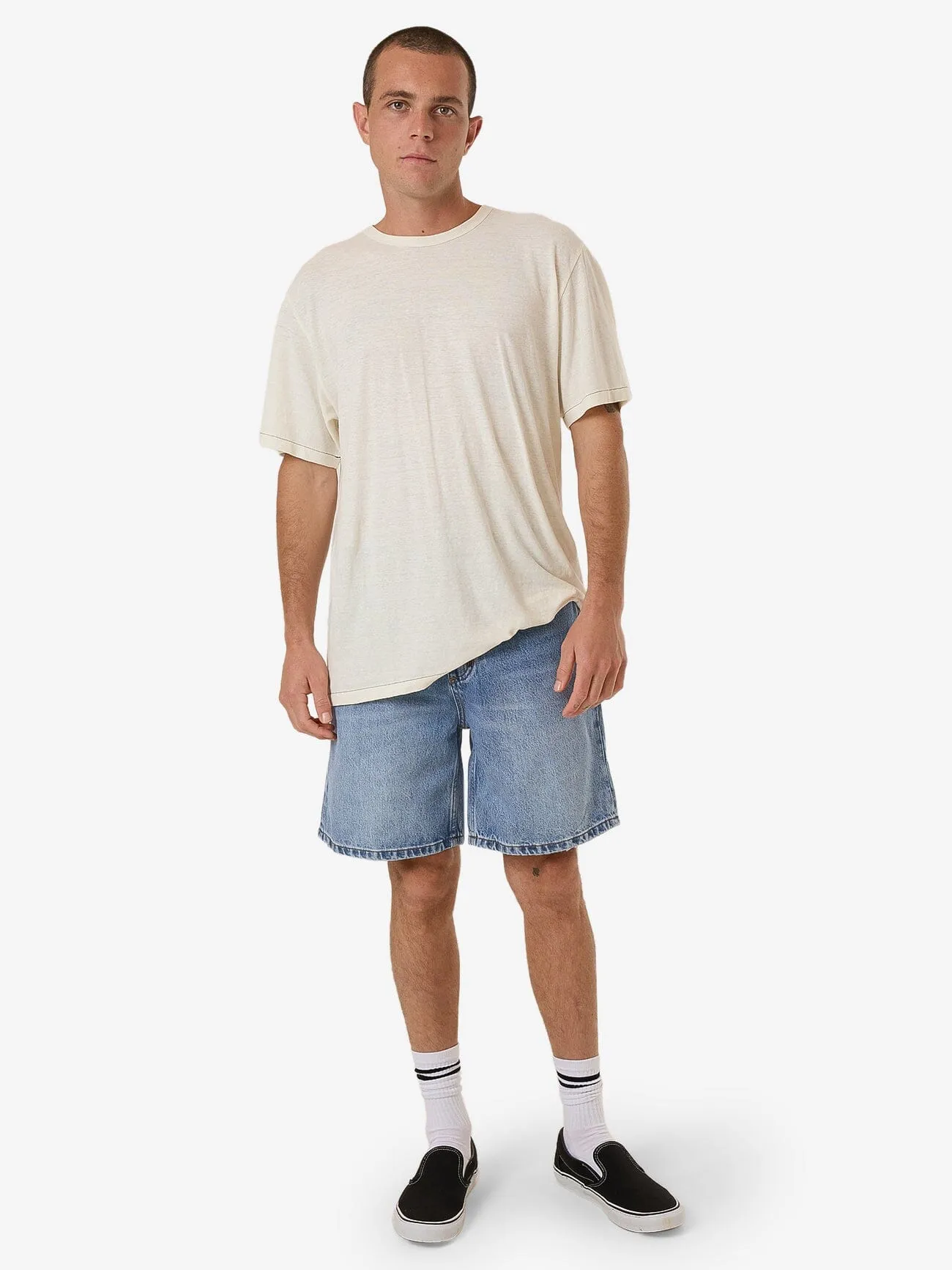 Slacker Denim Short - Tempest Blue sold by Thrills product image thumbnail 5