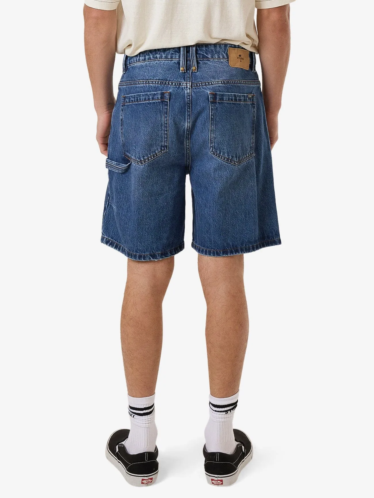 Slacker Denim Short - Double Rinsed Blues sold by Thrills product image thumbnail 2