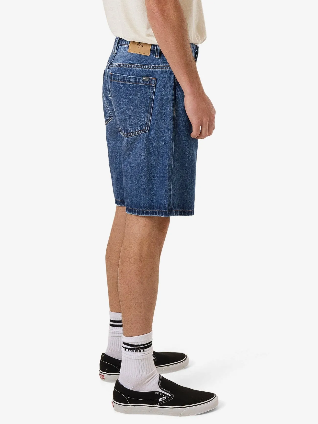 Slacker Denim Short - Double Rinsed Blues sold by Thrills product image thumbnail 4