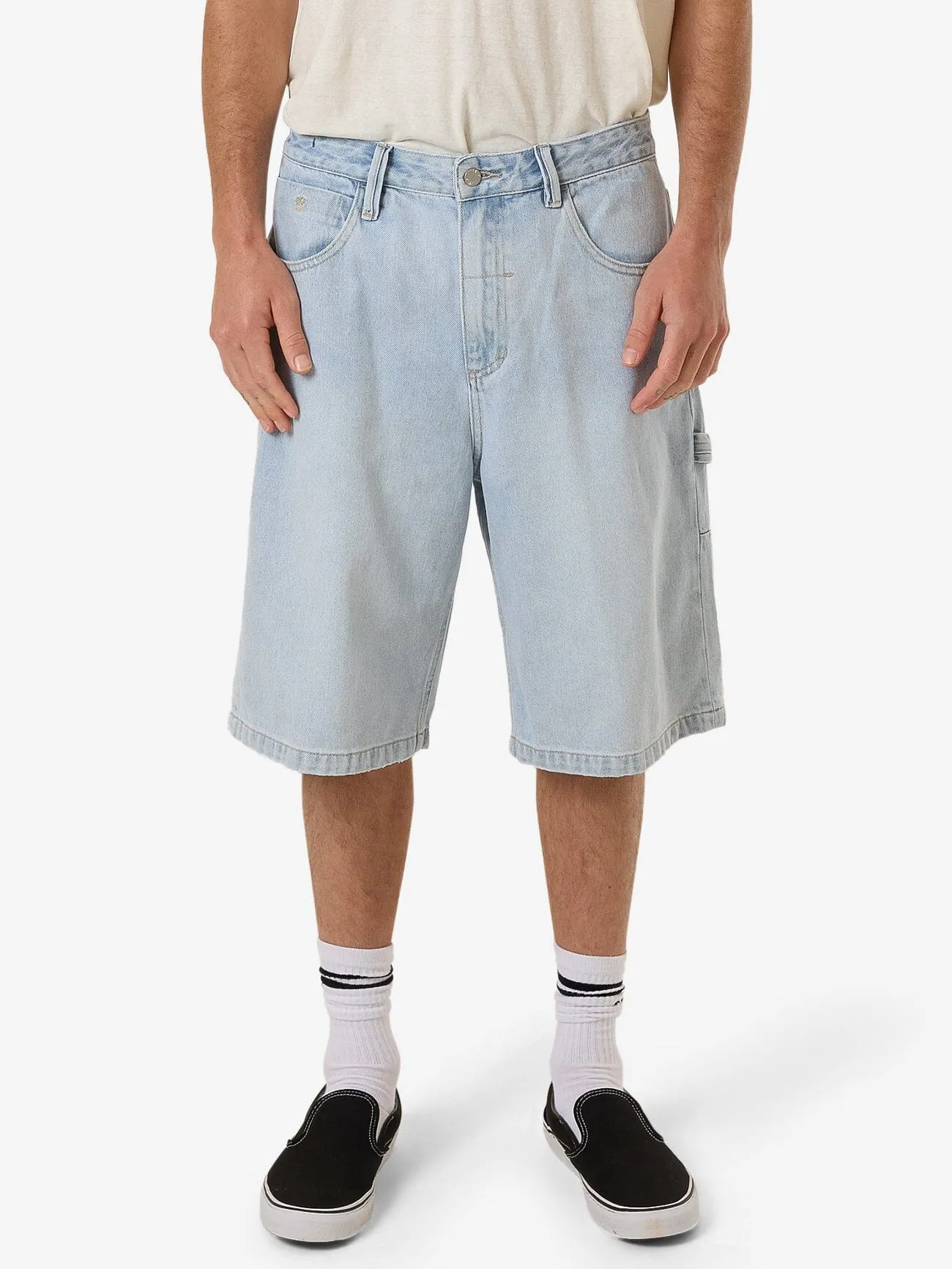 Big Slacker Denim Short - Ether Blue sold by Thrills
