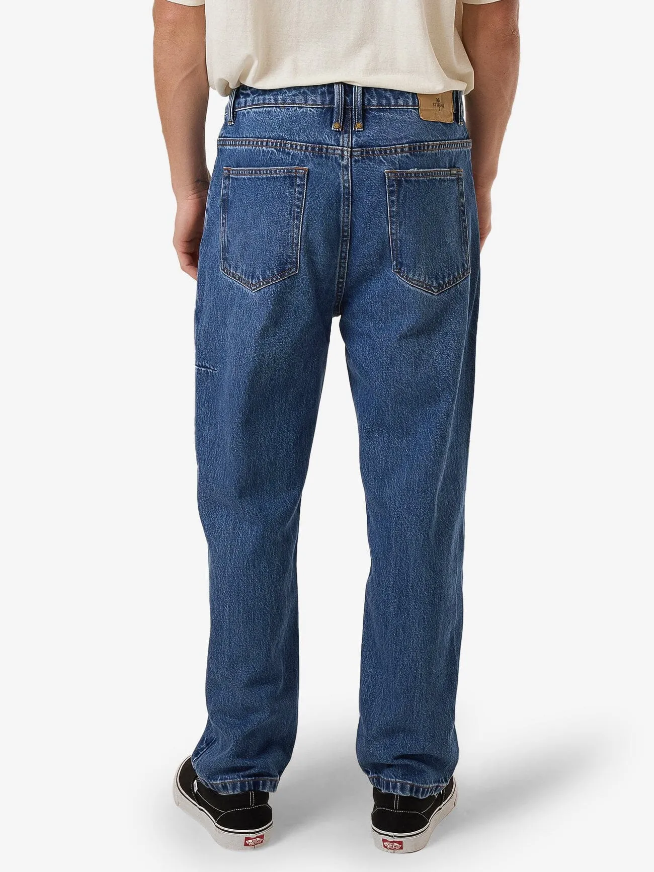 Slacker Relaxed Denim Jean - Double Rinsed Blues sold by Thrills product image thumbnail 2
