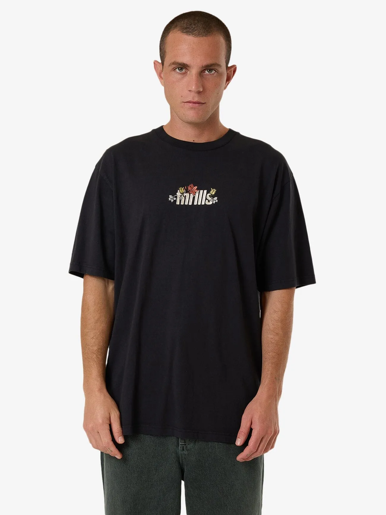 Natural Thrills Oversize Fit Tee - Twilight Black sold by Thrills