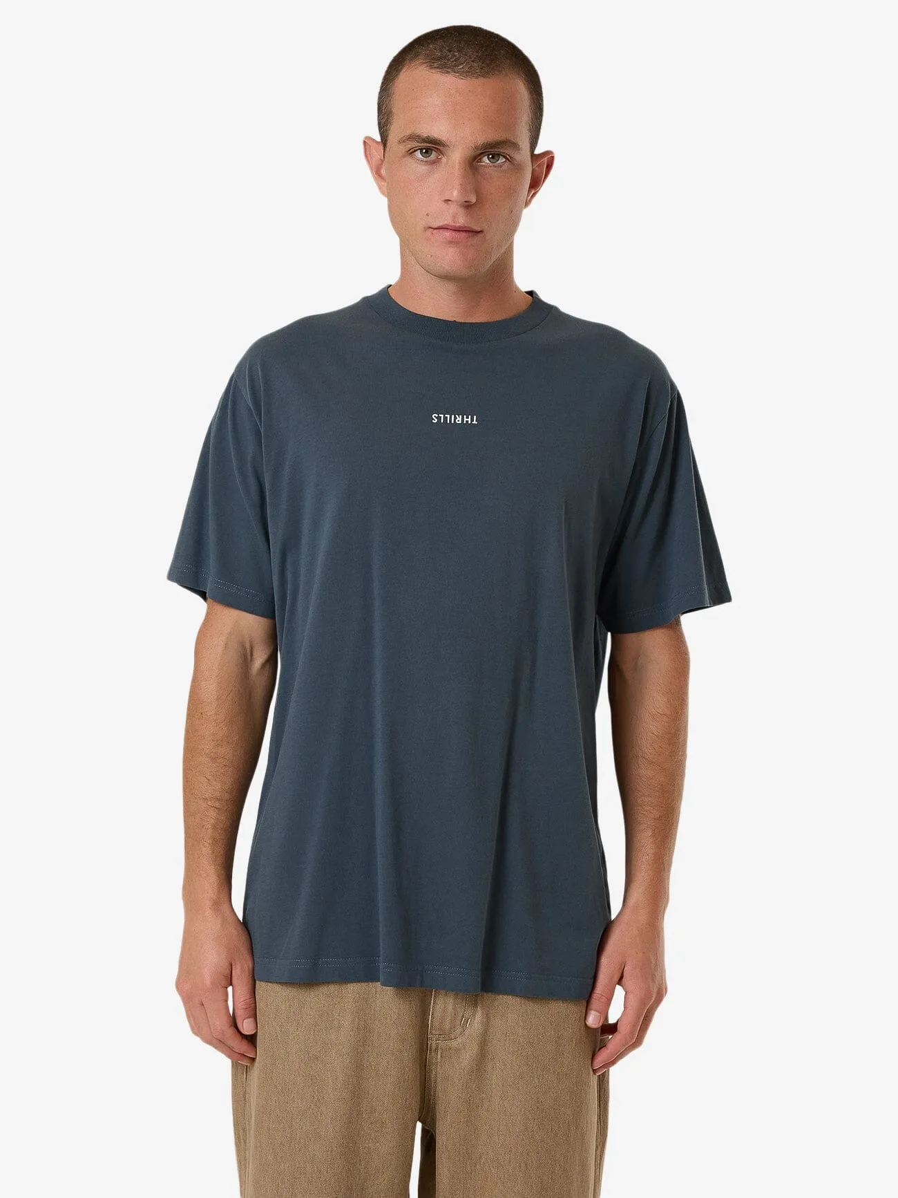 Minimal Thrills Merch Fit Tee - Dark Slate sold by Thrills