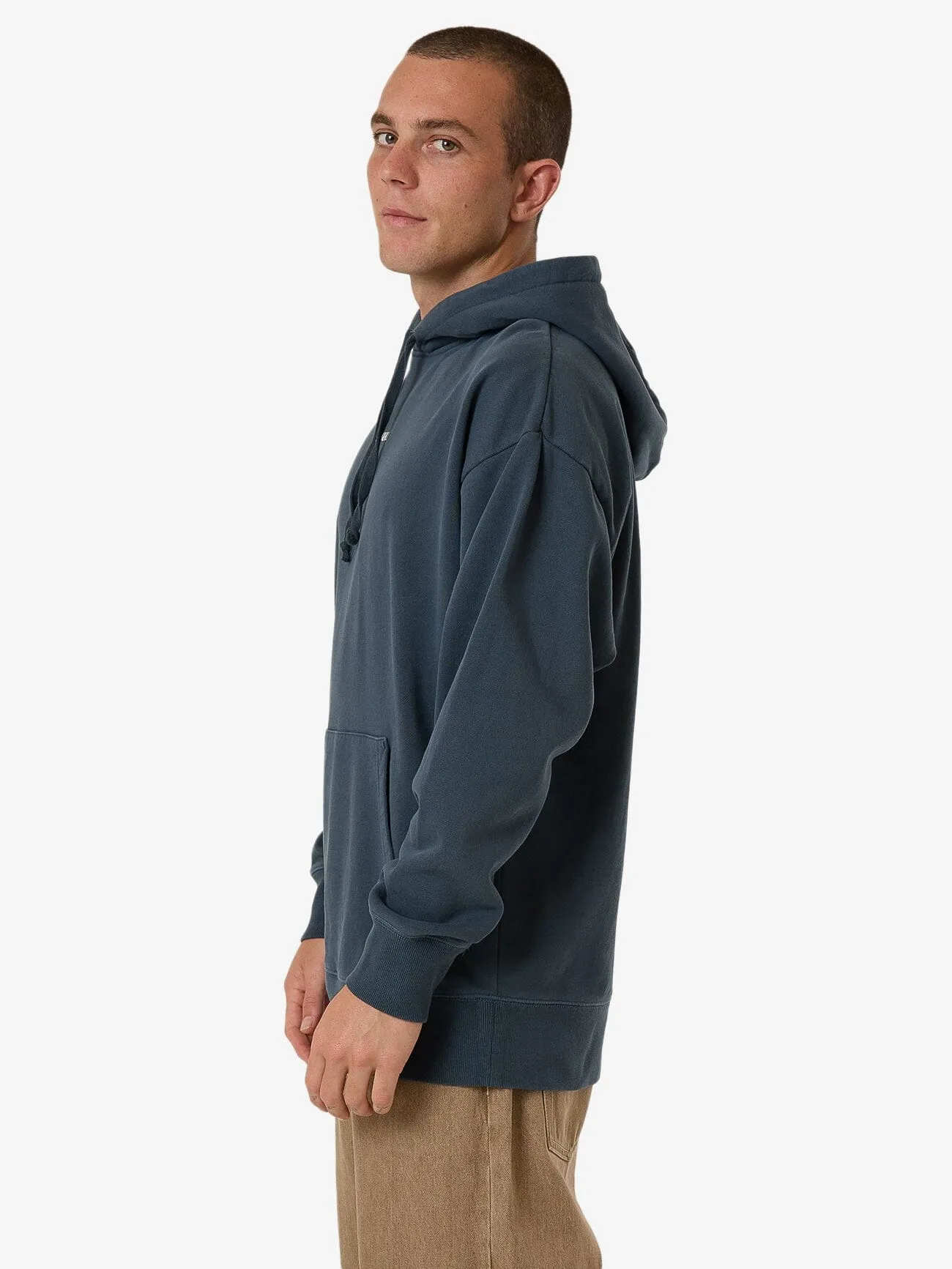 Minimal Thrill Slouch Pull On Hood - Dark Slate sold by Thrills product image thumbnail 3