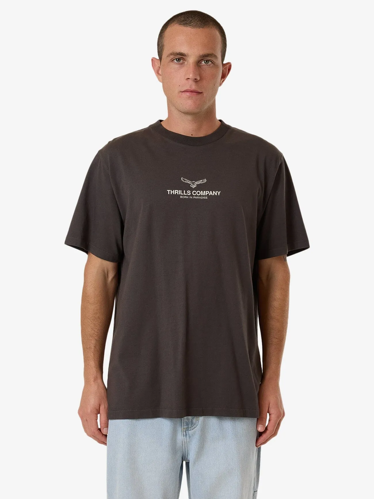 Emblem Merch Fit Tee - Merch Black sold by Thrills