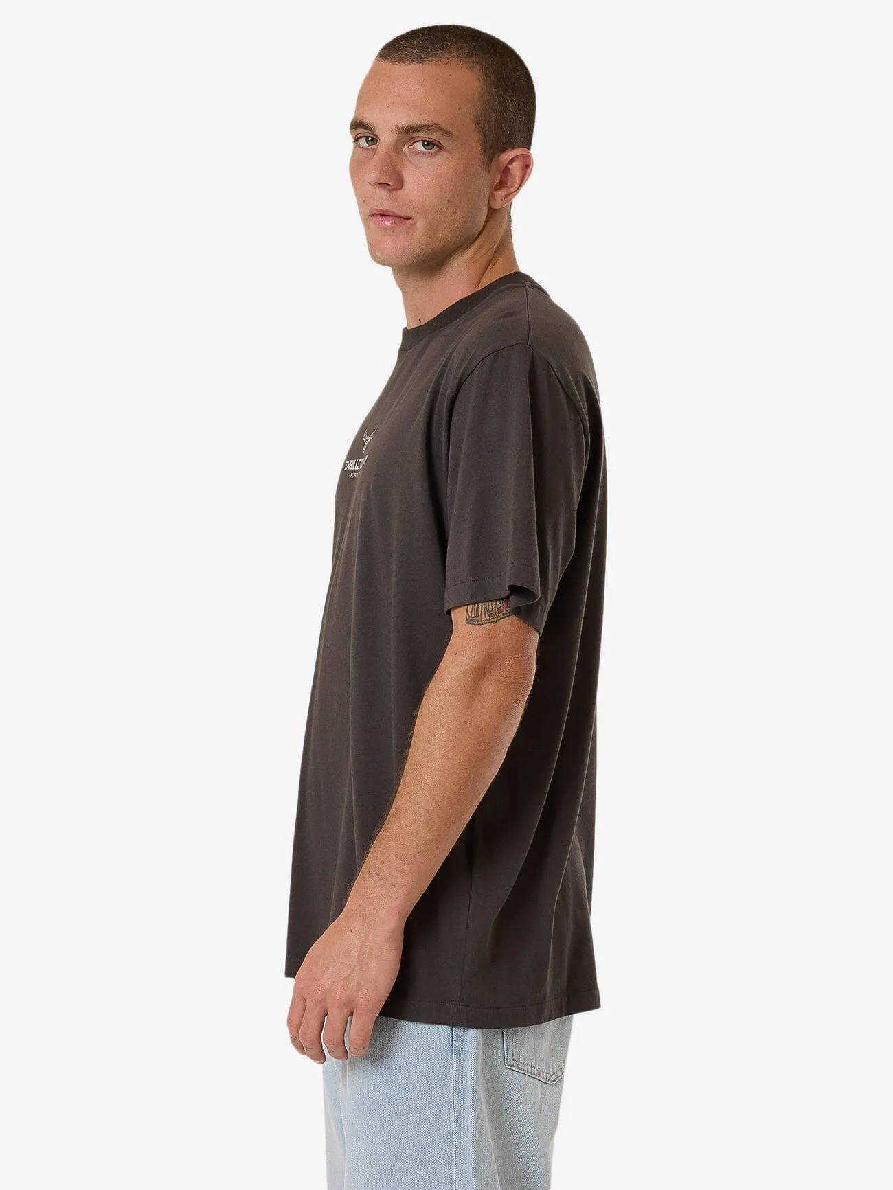 Emblem Merch Fit Tee - Merch Black sold by Thrills product image thumbnail 3
