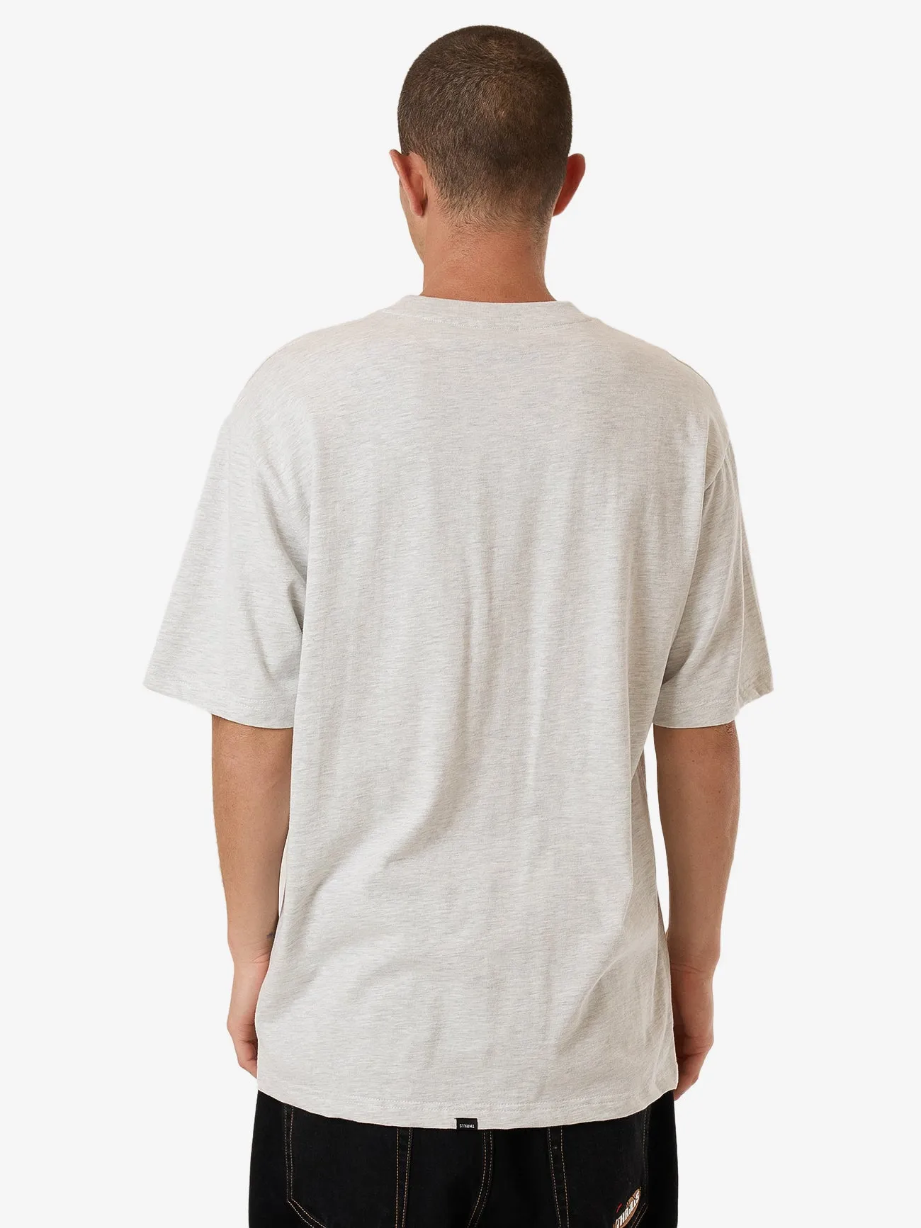 Thrills Union Oversize Fit Pocket Tee - White Marle sold by Thrills product image thumbnail 2