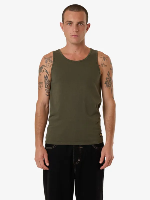 Thrills Workwear Tank - Grape Leaf made by Thrills