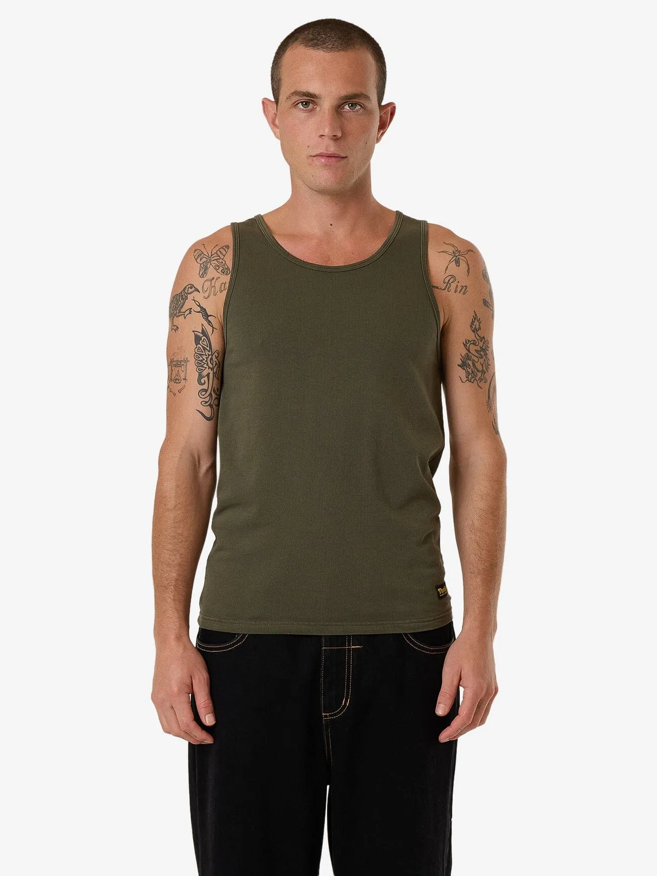 Thrills Workwear Tank - Grape Leaf sold by Thrills